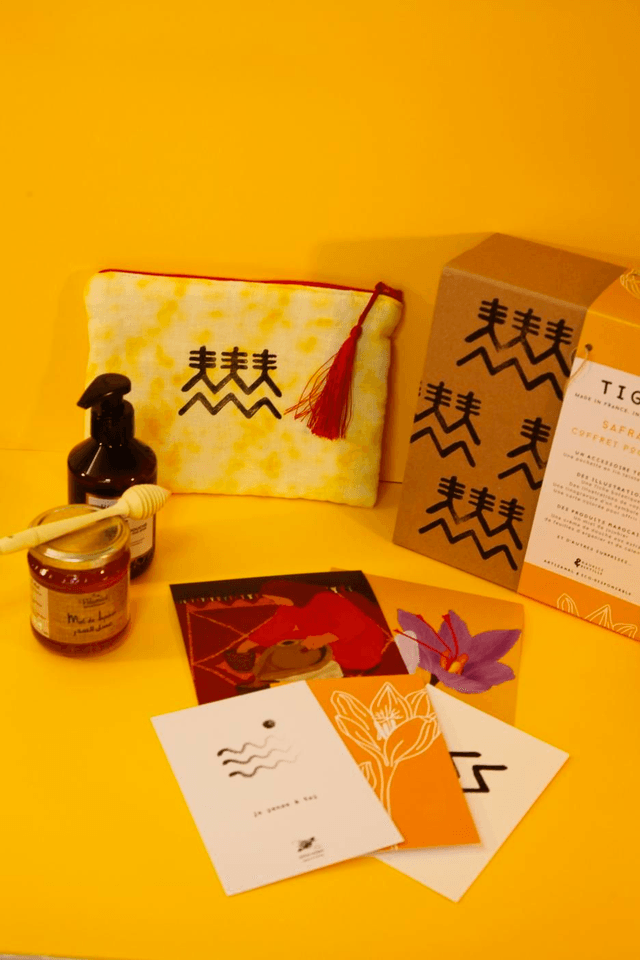 Coffret SAFRAN avec pochette - TIGMI