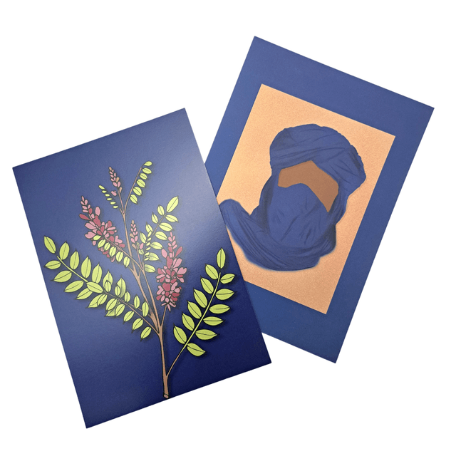 Coffret INDIGO avec porte-monnaie - TIGMI