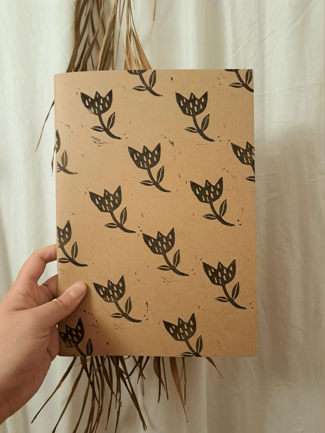 LE FEUILLU - Carnets imprimés à la main