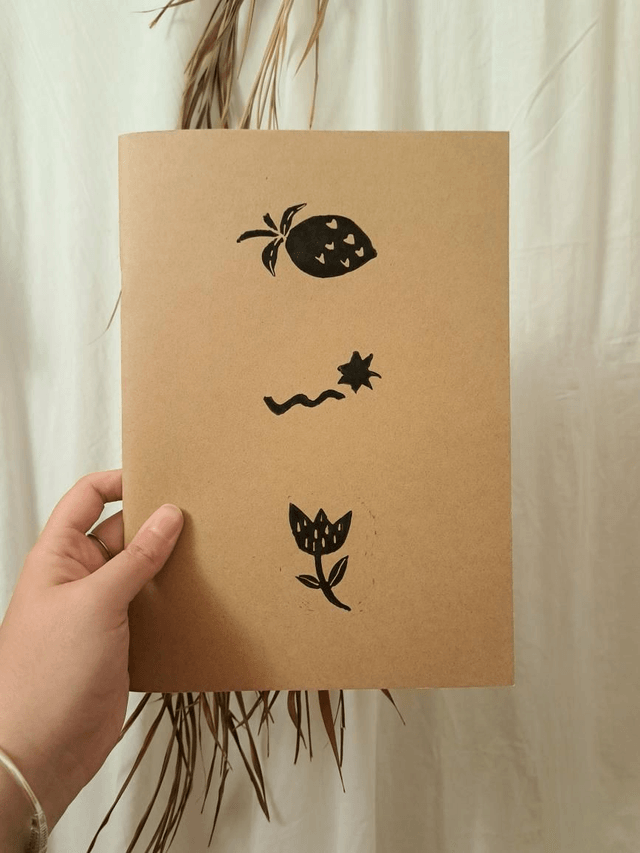 LE FEUILLU - Carnets imprimés à la main