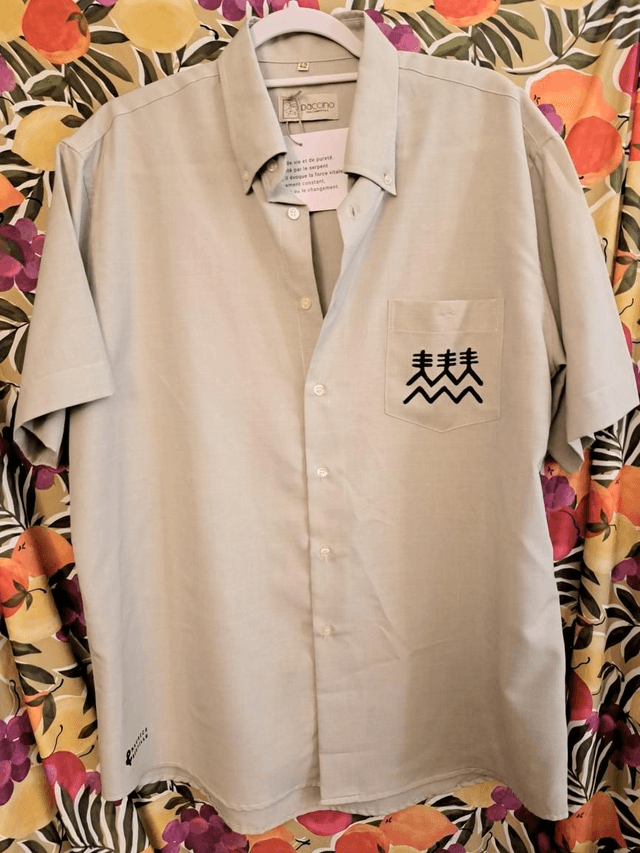 Chemises upcyclées TIGMI - Motif amazigh