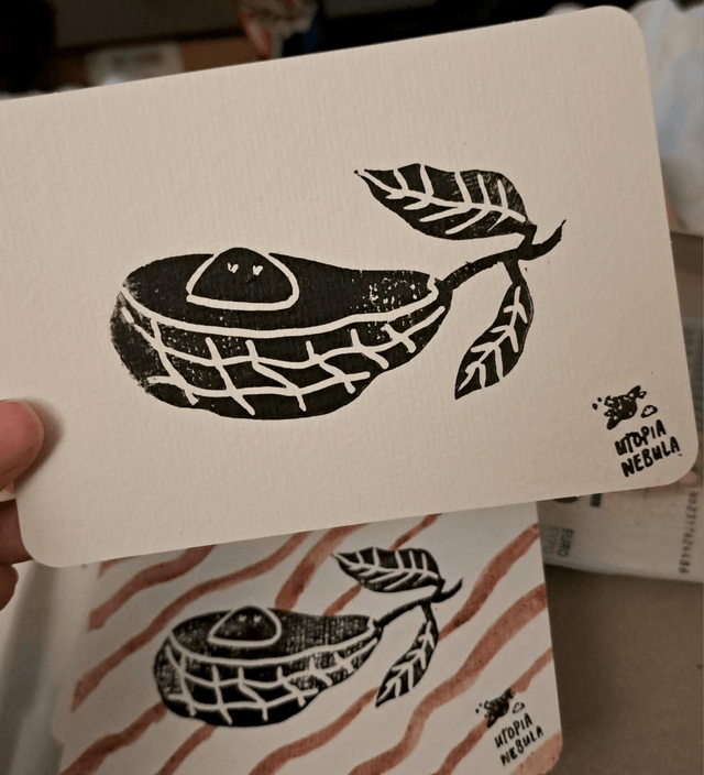 BABY AVOCADO - Linogravures PLANTOUNES