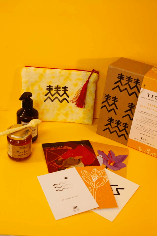 Coffret SAFRAN avec pochette - TIGMI