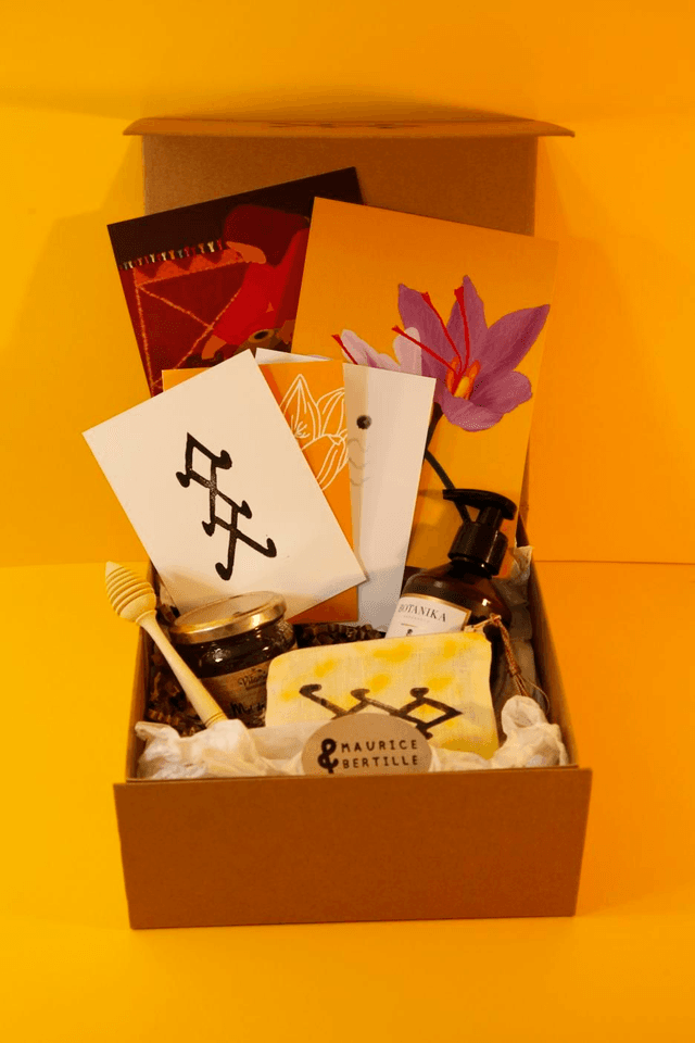 Coffret SAFRAN avec porte-monnaie - TIGMI 
